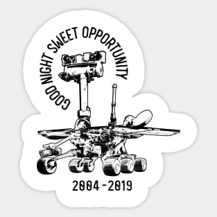 Mars Rover Opportunity Sticker